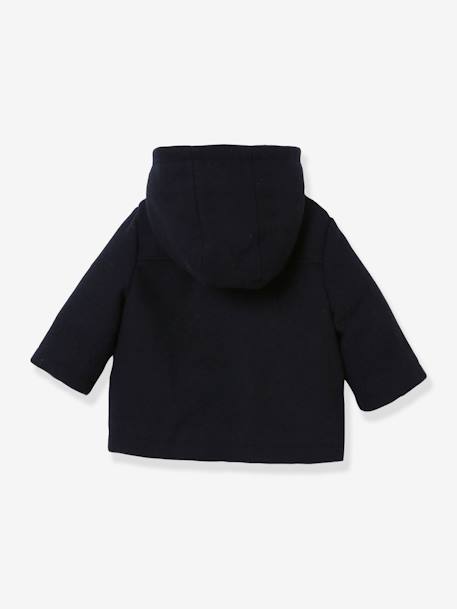 Coat with High Wool Content, for Babies, by CYRILLUS navy blue - vertbaudet enfant 