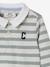 Rugby Shirt in Organic Cotton for Babies, by CYRILLUS striped green - vertbaudet enfant 