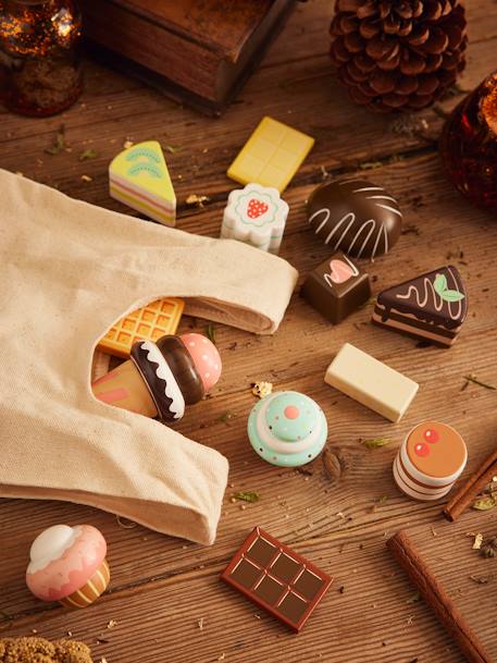 Sac de gâteaux et chocolats en bois FSC® beige - vertbaudet enfant 