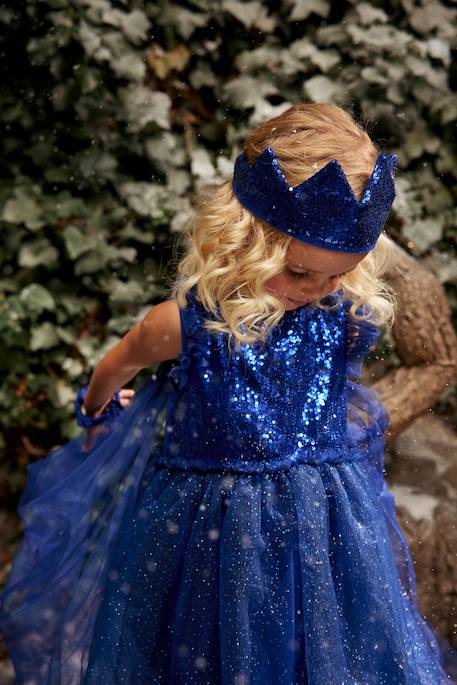 Déguisement princesse bleu fille 4-5 ans