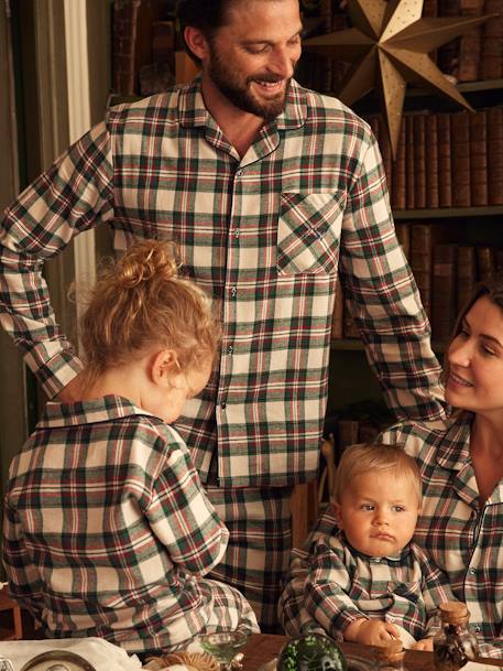 Christmas Special Pyjamas for Adults, Family Capsule Collection ecru - vertbaudet enfant 