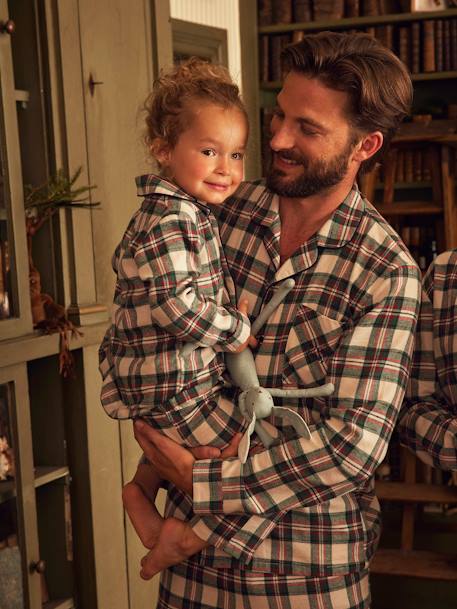 Christmas Special Pyjamas for Adults, Family Capsule Collection ecru - vertbaudet enfant 