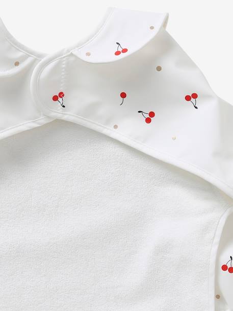 Bib with Long Sleeves & Collar printed white - vertbaudet enfant 