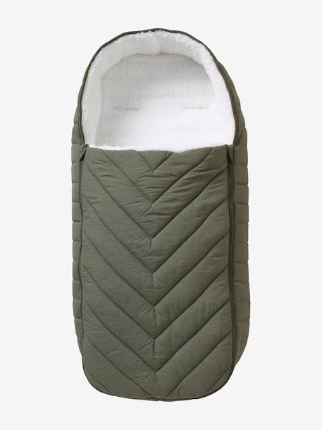 Padded Pushchair Cover night blue+sage green - vertbaudet enfant 