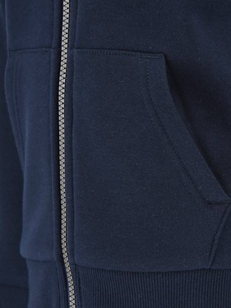 Zipped Jacket by CONVERSE grey+navy blue - vertbaudet enfant 