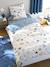 Children's Duvet Cover + Pillowcase Set Basics, Cosmos Theme Blue/Print - vertbaudet enfant 