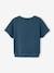 T-shirt molleton motif aventure garçon détails fluo bleu pétrole - vertbaudet enfant 