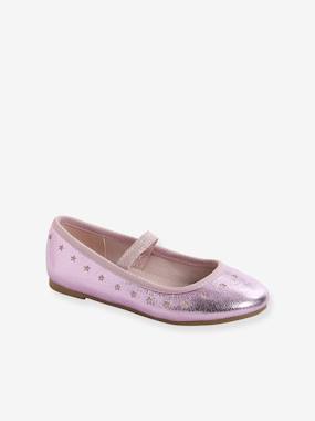 Iridescent Mary Jane Shoes for Girls  - vertbaudet enfant