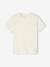 T-shirt garçon personnalisable manches courtes aubergine+blanc+BLEU+jaune pâle+mangue+sauge - vertbaudet enfant 