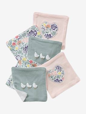 Bedding & Decor-Bathing-Towels-Pack of 6 Washable Wipes