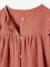 Blouse bébé gaze de coton à volants écru+vert amande+vieux rose - vertbaudet enfant 