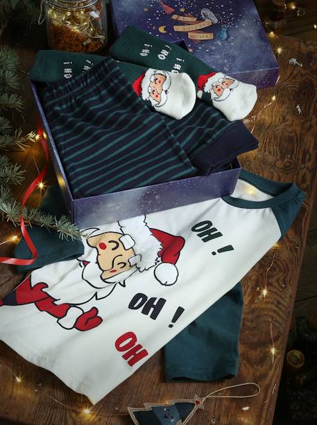 Christmas Pyjamas + Socks Box Set for Boys  - vertbaudet enfant 