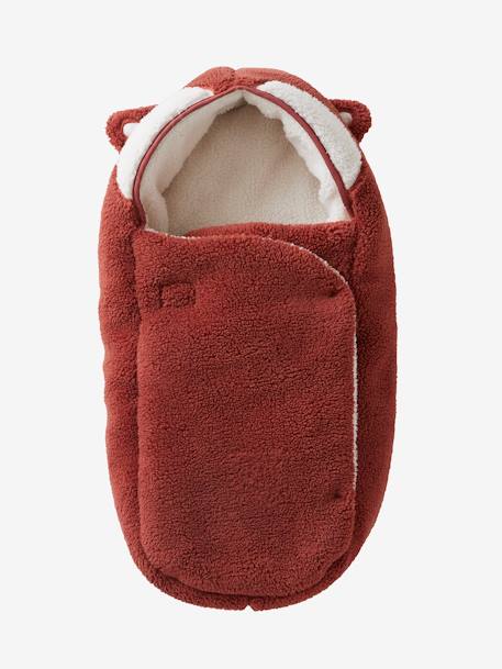 Sherpa Footmuff for Baby Car Seat & Carrycot, Foxy saffron - vertbaudet enfant 