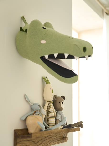 Crocodile Wall Decoration aqua green - vertbaudet enfant 