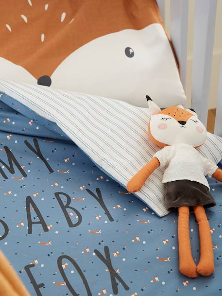 Duvet Cover for Babies, BABY FOX Blue - vertbaudet enfant 
