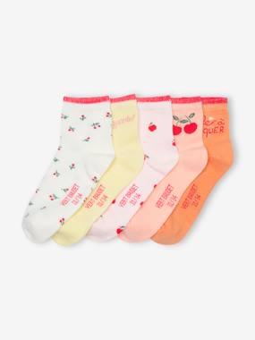 Chaussettes fille Happy Cookies roses
