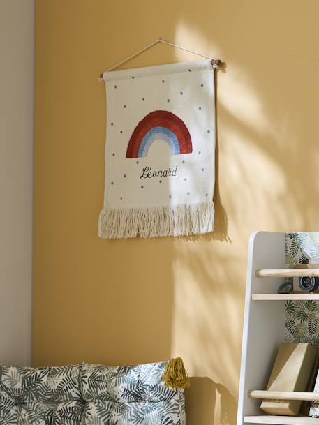 Rainbow Wall Hanging White/Blue - vertbaudet enfant 