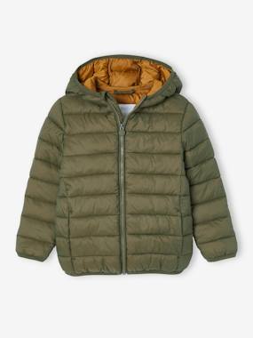 Lightweight Jacket with Recycled Polyester Padding & Hood for Boys  - vertbaudet enfant