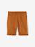 Bermuda garçon en molleton bleu chambray+kaki+marine grisé+noix de pécan - vertbaudet enfant 
