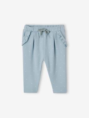 Fleece Trousers for Baby Girls  - vertbaudet enfant