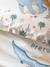 Parure housse de couette enfant et taie d'oreiller JURASSIC CAMP blanc imprimé - vertbaudet enfant 