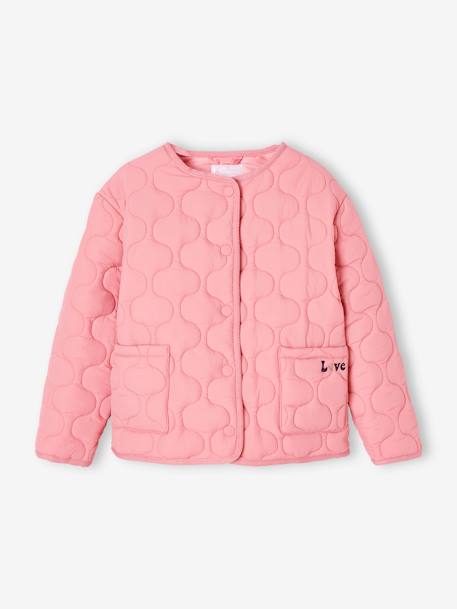 Padded Jacket for Girls blush - vertbaudet enfant 