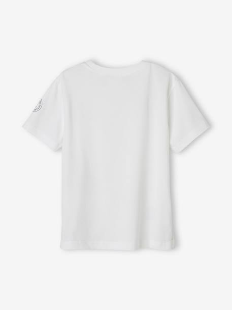 T-shirt ludique interactif géocaching garçon blanc - vertbaudet enfant 