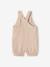 Salopette bébé naissance en gaze de coton beige+denim bleached - vertbaudet enfant 