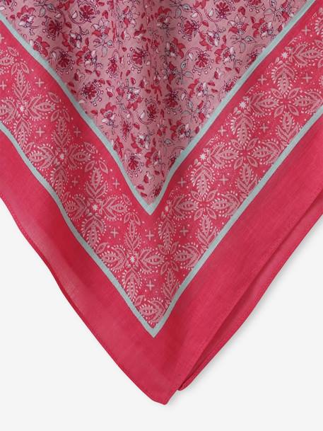 Foulard personalisable à imprimé fleuri fille rose imprimé - vertbaudet enfant 