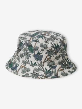 Reversible Jungle Bucket Hat for Baby Boys  - vertbaudet enfant