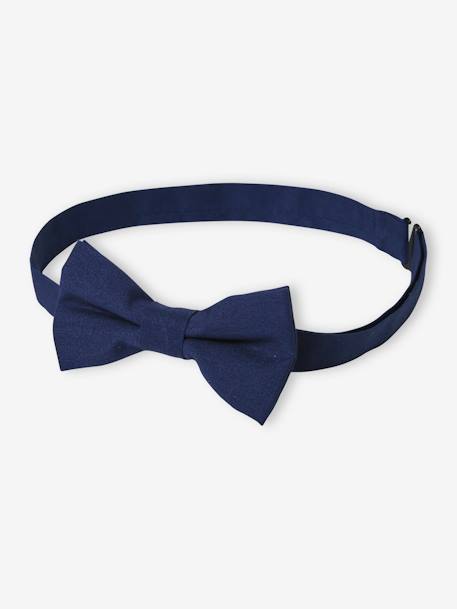 Plain Bow Tie for Boys blue+navy blue - vertbaudet enfant 