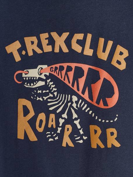 Dinosaur T-Shirt for Boys beige+night blue - vertbaudet enfant 