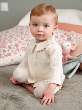 -Openwork Top & Trouser Combo for Babies