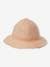 Reversible Bucket Hat with Vintage Print for Baby Girls peach - vertbaudet enfant 