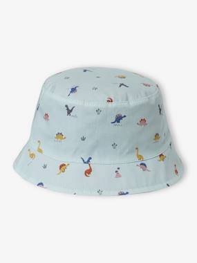 Reversible Dinosaur Bucket Hat for Baby Boys  - vertbaudet enfant