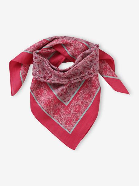 Foulard personalisable à imprimé fleuri fille rose imprimé - vertbaudet enfant 