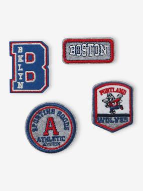 Boys-Accessories-Other accessories-Pack of 4 Iron-on Patches for Boys