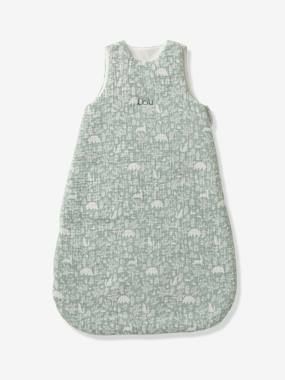 Bedding & Decor-Baby Bedding-Sleeveless Baby Sleep Bag in Cotton Gauze, by CLAIRIÈRE