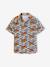 Short Sleeve Floral Shirt for Boys ecru - vertbaudet enfant 