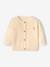 Cardigan in Brioche Stitch, Iridescent Motif, for Babies ecru - vertbaudet enfant 