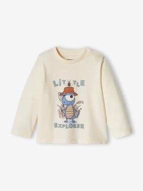 Baby-T-shirts & Roll Neck T-Shirts-T-shirts-Long Sleeve Printed Top for Babies