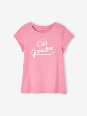 Girls-Tops-T-Shirts-T-Shirt with Message, for Girls