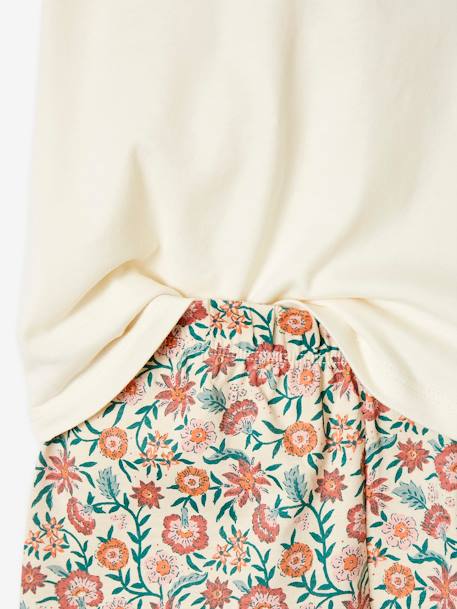 Pack of 2 Bohemian Pyjamas for Girls old rose - vertbaudet enfant 