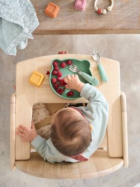 Nursery-Mealtime Set, Silicone, Bear