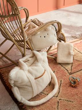 -Trousse de toilette en sherpa Ourson PETIT NOMADE