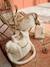 Trousse de toilette en sherpa Ourson PETIT NOMADE ivoire - vertbaudet enfant 