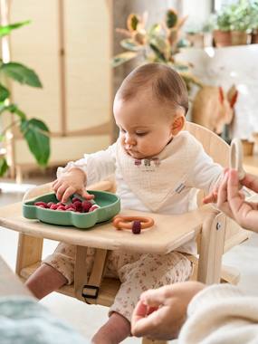 Puériculture-Repas-Vaisselle, coffret repas-Coffret repas en silicone Ours