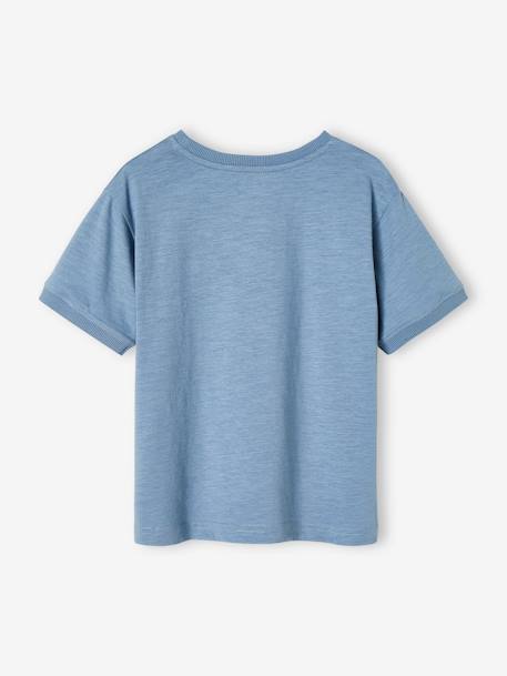 T-Shirt with Be Cool Message, for Boys sky blue - vertbaudet enfant 