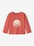 T-shirt manches longues bébé en jersey flammé tomette - vertbaudet enfant 