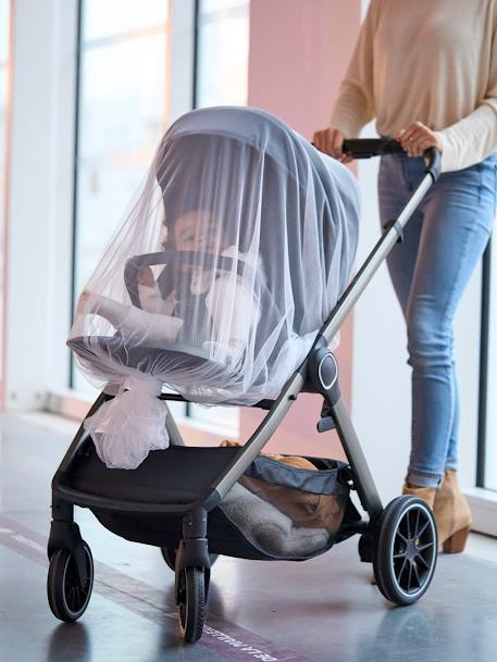 Mosquito Net for Pushchair & Extra Bed White - vertbaudet enfant 